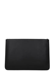 BALENCIAGA Pochette Pelle Nero Verde Fluo